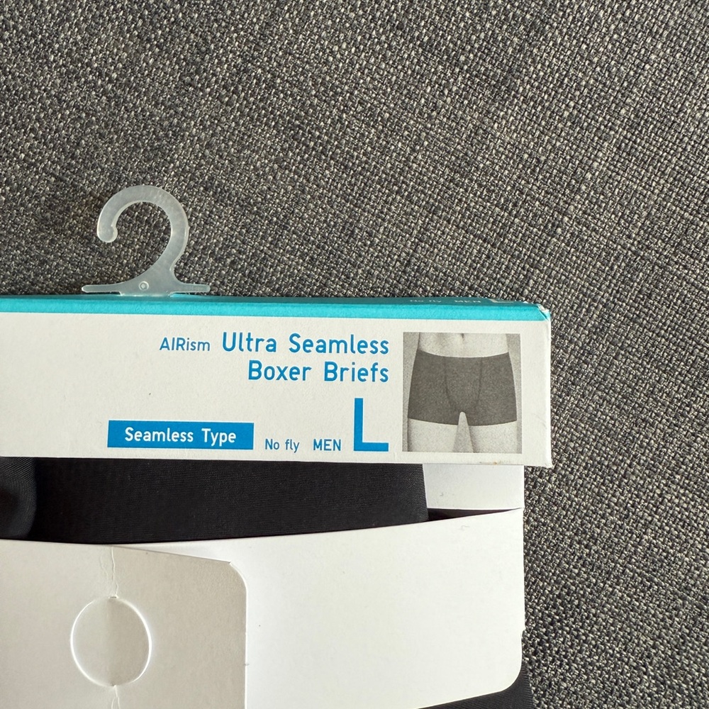 Airism Ultra Seamless Boxer Briefs - Black